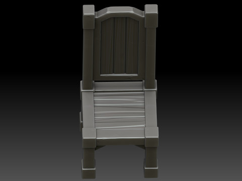Stylized chair 3D Model