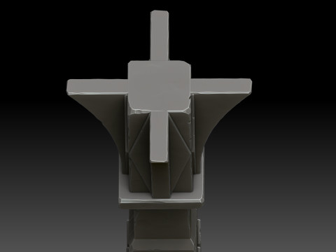 Stylized pillar 3D Model