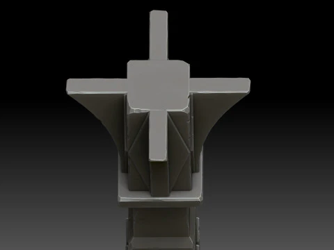 Stylized pillar 3D Model