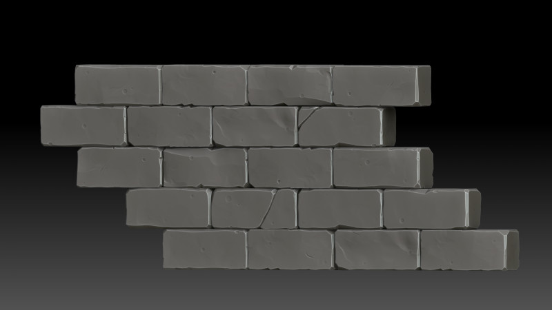 Stylized bricks 3D 模型 .c4d .max .obj .3ds .fbx .stl .blend 