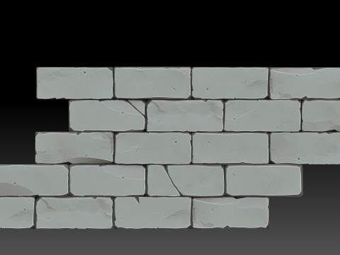 Stylized bricks 3D 模型