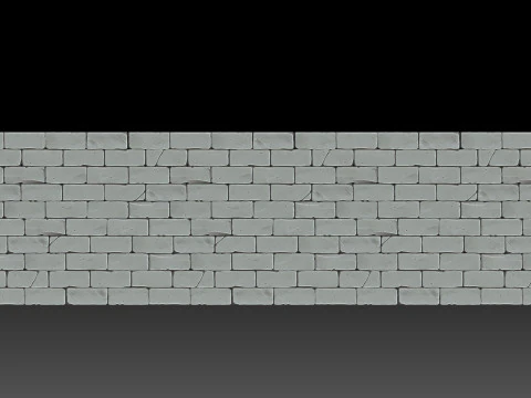 Stylized bricks 3D Model