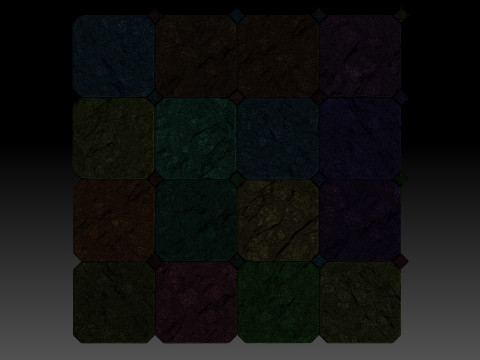 Stylized tile Modelo 3D