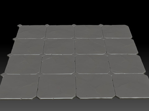 Stylized tile Modelo 3D