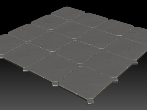 Stylized tile Modelo 3D