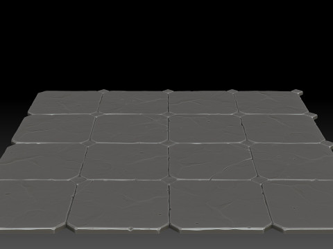Stylized tile Modelo 3D