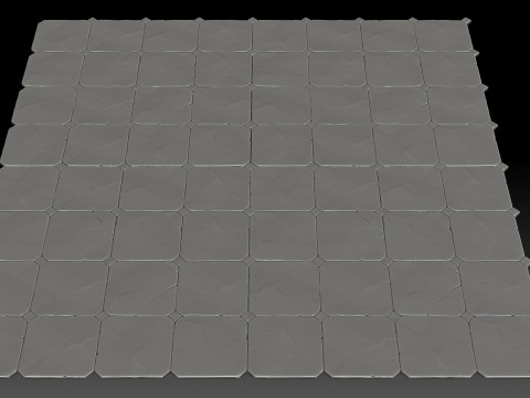 Stylized tile Modelo 3D