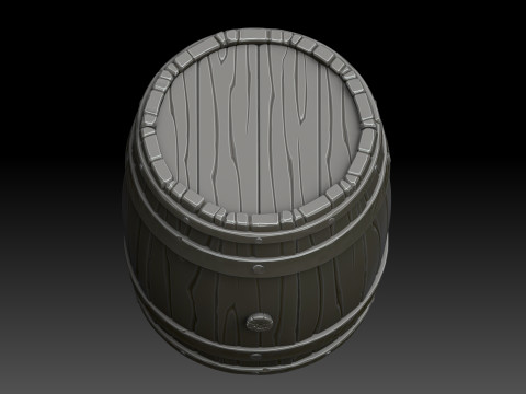 Stylized barrel 3D मॉडल