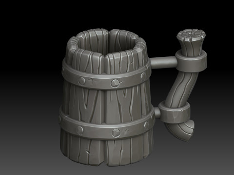 Stylized dishes 3D Model