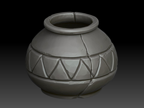 Stylized dishes 3D Model