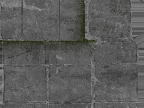 Alter Betonblock 3D Modell