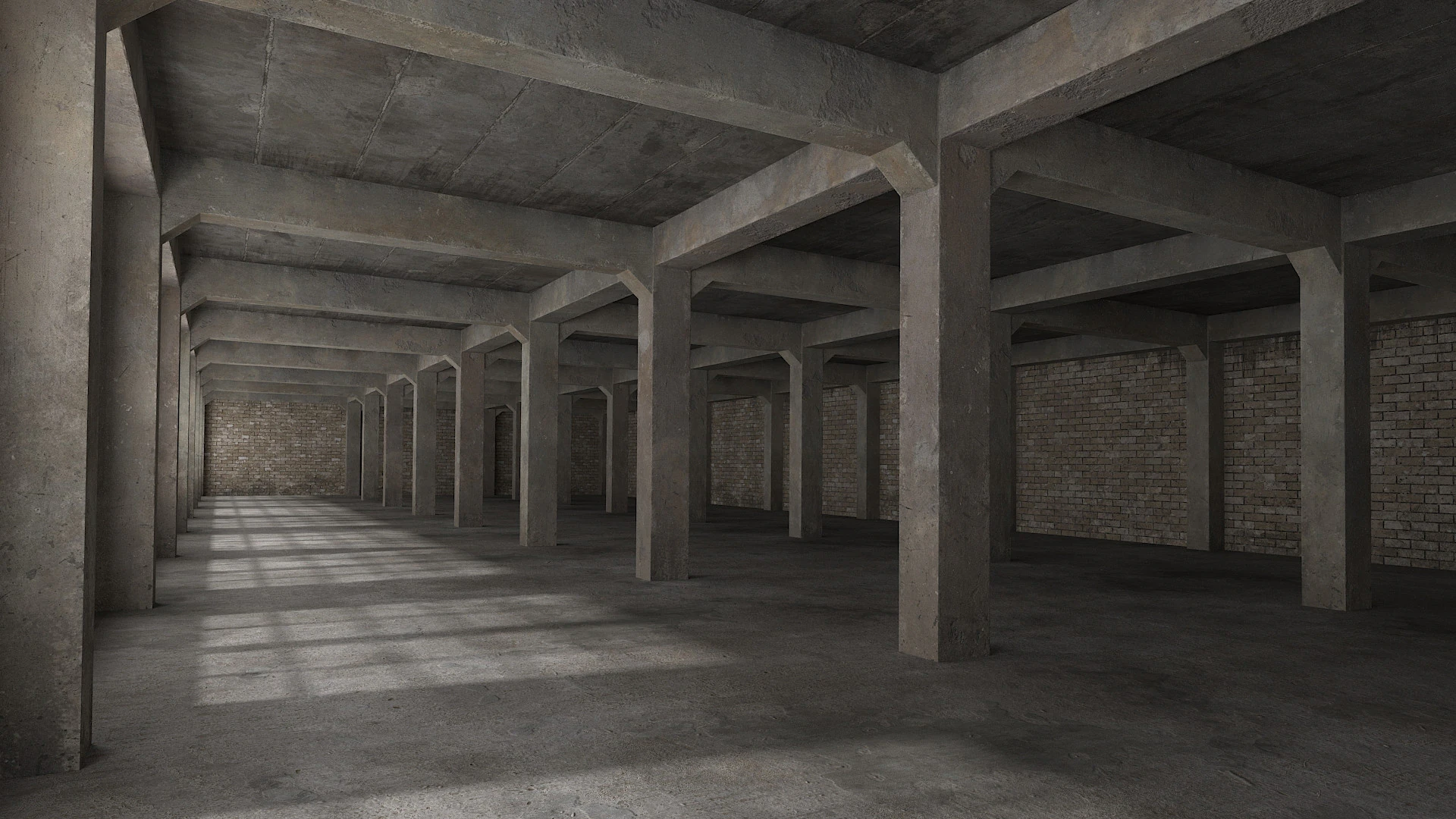 Old warehouse 3D Model .c4d .max .obj .3ds .fbx .stl .blend 