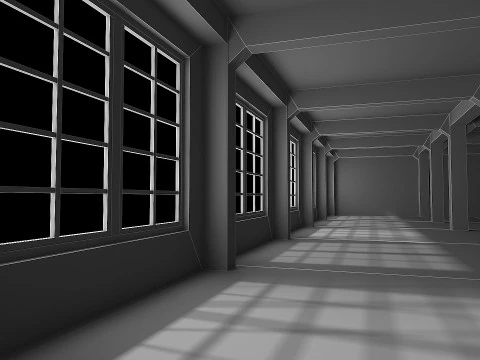 Old warehouse 3D Model
