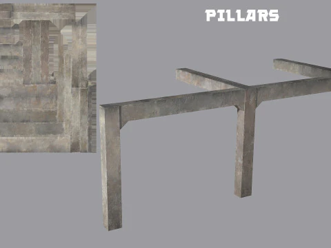 Old warehouse 3D Model
