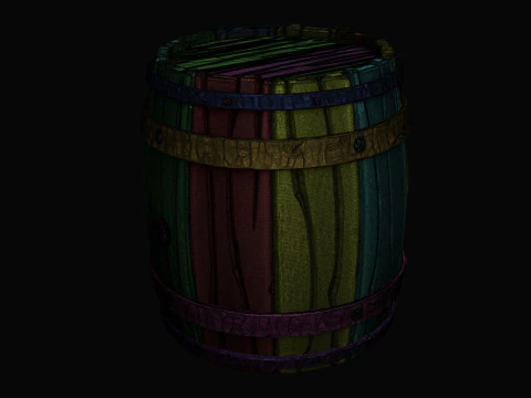 Stylized pack Mine 3D Model