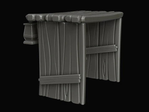 Stylized pack Mine 3D Model