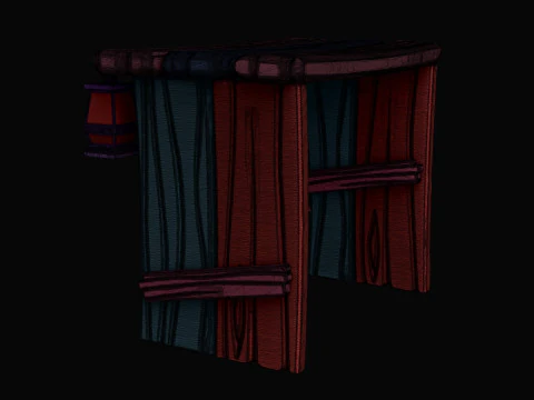 Stylized pack Mine 3D Model