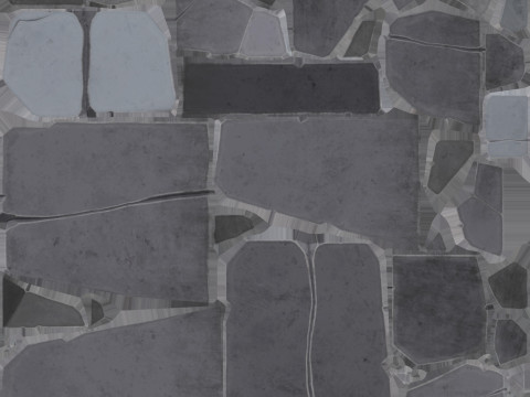 Gestileerde mijn 3D Model