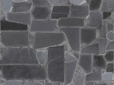 Gestileerde mijn 3D Model