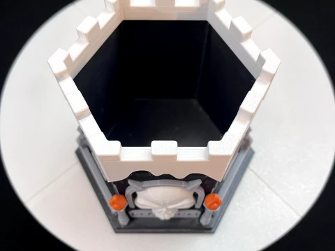 Castle of Deadline Gothic Pencil Holder Desk Organizer 3D print model 3D Print Model