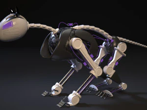 Roboterkatze 3D Modell