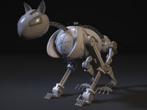 robot cat 3D Model