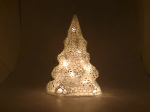christmas tree voronoy 3D Print Model