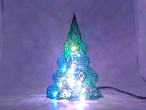 christmas tree voronoy 3D Print Model