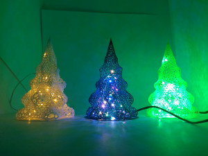 christmas tree voronoy Modèles 3D en vedette
