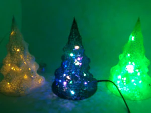 christmas tree voronoy 3D Print Model