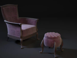 chair pouf 3D Model