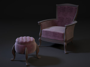 chair pouf Modello 3D