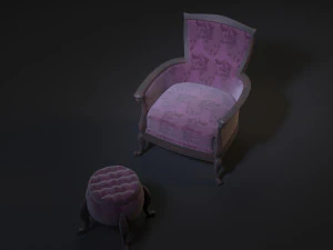 chair pouf 3D Model