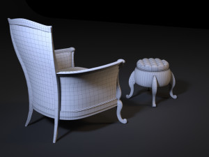 chair pouf Modello 3D