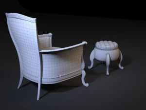 chair pouf 3D Model
