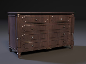 chest of drawers Model 3D