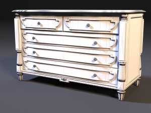chest of drawers Model 3D