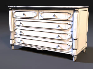 chest of drawers 3D Model