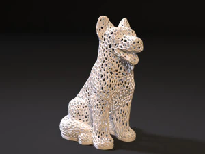 k&ouml;pek voronoi 3D Baskı Modeli