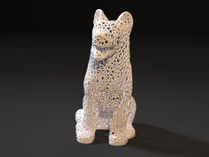 k&ouml;pek voronoi 3D Baskı Modeli