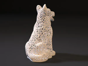 k&ouml;pek voronoi 3D Baskı Modeli