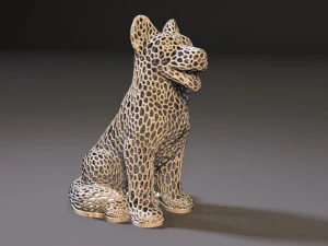 k&ouml;pek voronoi 3D Baskı Modeli