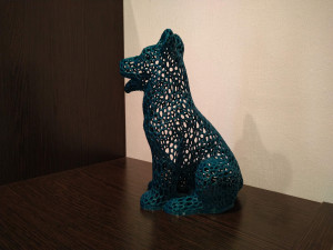 dog voronoi Modelo de Impressão 3D