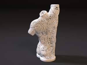 male torso voronoi 3D Принт Модель