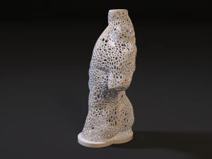 male torso voronoi 3D Print Model