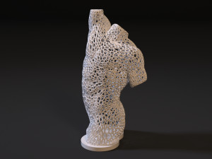 male torso voronoi 3D Принт Модель