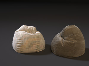 bag chair Model 3D
