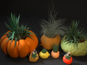 planter set 3D Print Model