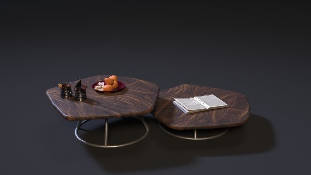 coffee table Modelo 3D .c4d .max .obj .3ds .fbx .stl .blend 