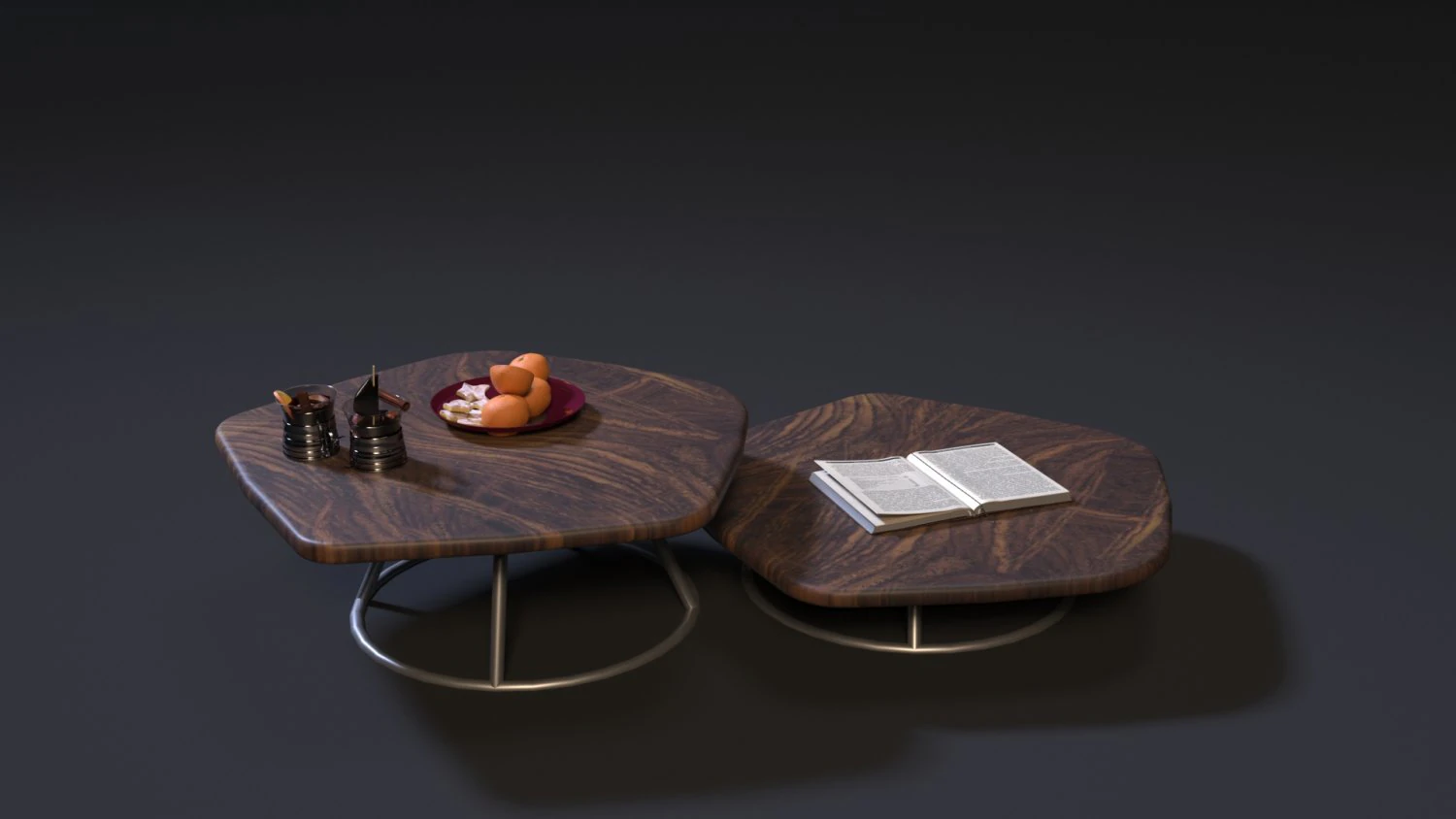 coffee table 3D Model .c4d .max .obj .3ds .fbx .stl .blend